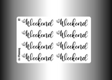 Weekend Banner