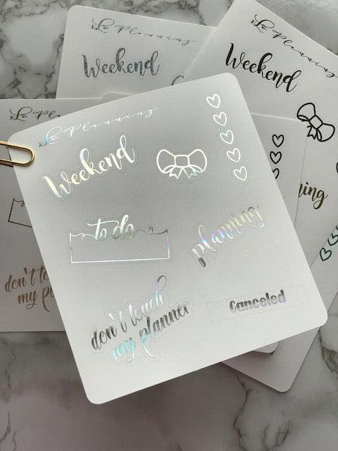 Foil Sample Sheet (MATTE)