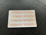 Weekend Banner