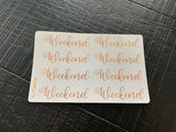 Weekend Banner