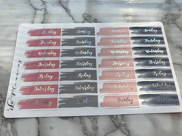 Foil Date Covers